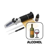 Refraktometer Alkohol (Volumeprocent v/v)  med 